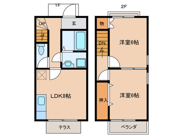 DUPLEX国王260　Aの物件間取画像